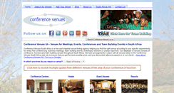 Desktop Screenshot of conference-venues.co.za